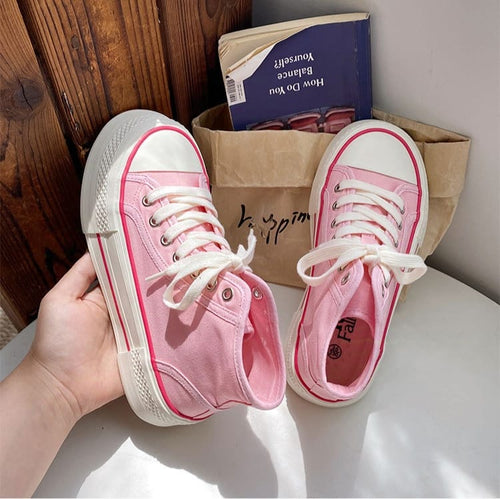 Modern Retro Sneakers - Pink