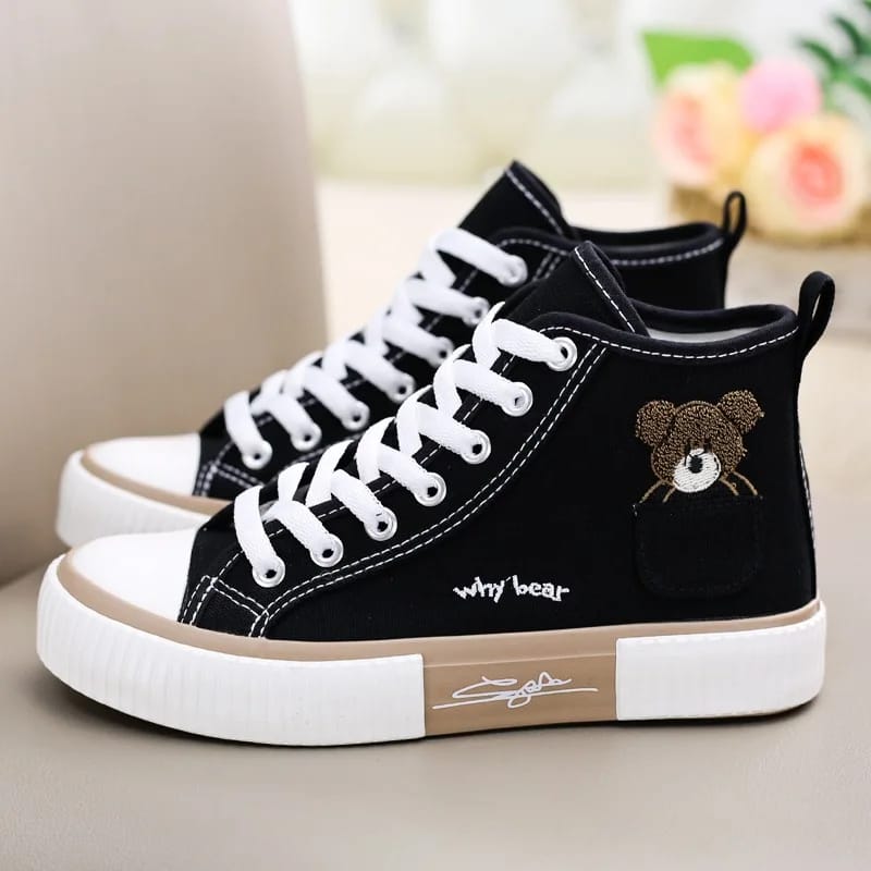 Trendy Bear High-Tops - Black