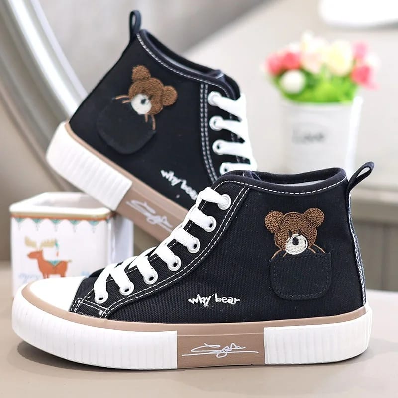 Trendy Bear High-Tops - Black
